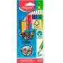 Colouring pencils Maped Color' Peps Star Multicolour 12 Pieces (12 Units) by Maped, Drawing materials - Ref: S8424900, Price:...