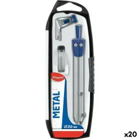 Compás Maped 3 Piezas Metal (20 Unidades) de Maped, Matemáticas - Ref: S8424905, Precio: 39,93 €, Descuento: %