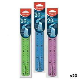 Geometry set Maped Twist'n Flex Multicolour 20 cm 20 Units by Maped, Rulers and setsquares - Ref: S8424916, Price: 21,44 €, D...