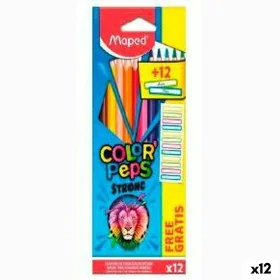 Colouring pencils Maped Color' Peps Strong Multicolour 12 Pieces (12 Units) by Maped, Drawing materials - Ref: S8424962, Pric...