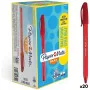 Caneta Paper Mate Inkjoy 50 Peças Vermelho 1 mm (20 Unidades) de Paper Mate, Canetas esferográficas - Ref: S8425045, Preço: 4...