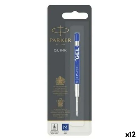 Recharge pour stylo Parker Quink Flow Bleu (12 Unités) de Parker, Recharges pour stylos - Réf : S8425056, Prix : 53,31 €, Rem...