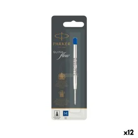 Caneta sobresselente Parker Quink Flow Azul (12 Unidades) de Parker, Recargas para canetas - Ref: S8425061, Preço: 53,31 €, D...