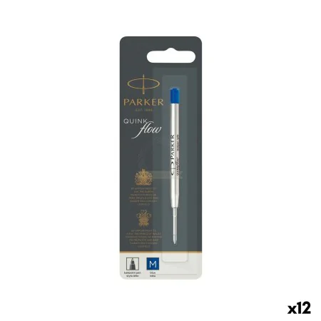 Cartuccia di ricambio per penna Parker Quink Flow Azzurro (12 Unità) di Parker, Ricariche penne - Rif: S8425061, Prezzo: 57,5...