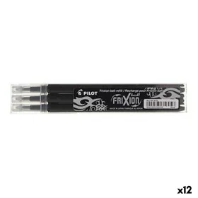 Set de recambios Pilot Frixion 0,7 Bolígrafo 3 Piezas Negro (12 Unidades) de Pilot, Recambios para bolígrafos y plumas - Ref:...