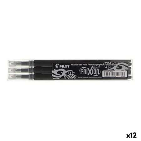 Conjunto de recargas Pilot Frixion 0,7 Caneta 3 Peças Preto (12 Unidades) de Pilot, Recargas para canetas - Ref: S8425098, Pr...