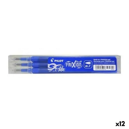 Set de recambios Pilot Frixion 0,7 Bolígrafo 3 Piezas Azul (12 Unidades) de Pilot, Recambios para bolígrafos y plumas - Ref: ...