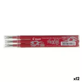 Set of spares Pilot Frixion 0,7 Pen 3 Pieces Red (12 Units) by Pilot, Pen Refills - Ref: S8425100, Price: 39,23 €, Discount: %