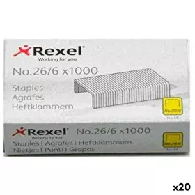 Agrafes Rexel 1000 Pièces 26/6 (20 Unités) de Rexel, Agrafes - Réf : S8425160, Prix : 10,43 €, Remise : %