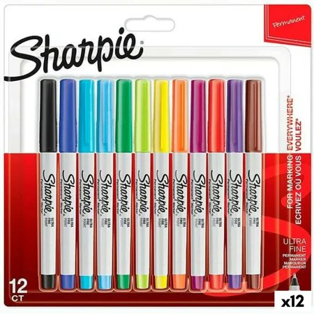 Marker-Set Sharpie Bunt 12 Stücke 0,5 mm (12 Stück) von Sharpie, Permanent-Marker - Ref: S8425211, Preis: 100,59 €, Rabatt: %