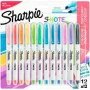 Set di Pennarelli Sharpie S-Note Multicolore 12 Pezzi 1-3 mm (12 Unità) di Sharpie, Pennarelli indelebili e marcatori - Rif: ...