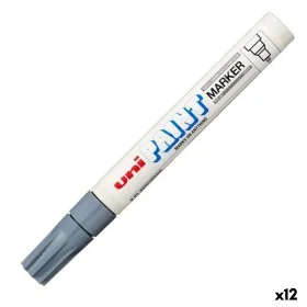 Marqueur permanent Uni-Ball PX-20 Gris (12 Unités) de Uni-Ball, Marqueurs indélébiles & Stylos-marqueurs - Réf : S8425248, Pr...