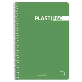 Caderno Pacsa Plastipac Verde Claro Din A4 5 Peças 80 Folhas de Pacsa, Cadernos de argolas - Ref: S8425269, Preço: 15,61 €, D...