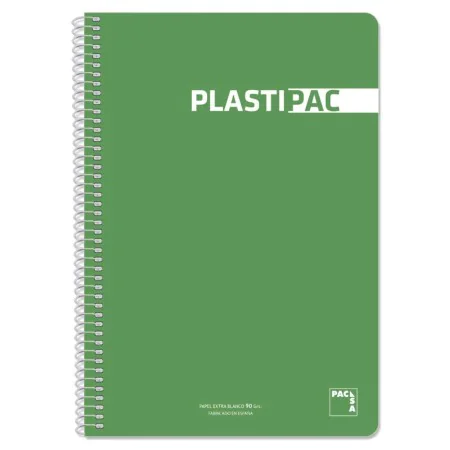 Quaderno Pacsa Plastipac Verde Chiaro Din A4 5 Pezzi 80 Pagine di Pacsa, Blocchi spiralati - Rif: S8425269, Prezzo: 15,61 €, ...