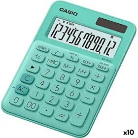 Calculator Casio MS-20UC Green 2,3 x 10,5 x 14,95 cm (10 Units) by Casio, Basic - Ref: S8425374, Price: 110,28 €, Discount: %