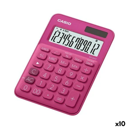 Calculatrice Casio MS-20UC Fuchsia 2,3 x 10,5 x 14,95 cm (10 Unités) de Casio, Calculatrices de bureau - Réf : S8425376, Prix...