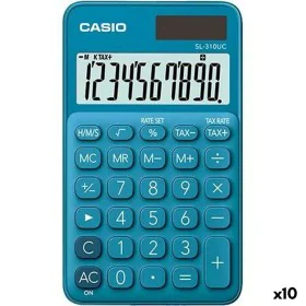 Calcolatrice Casio SL-310UC Azzurro (10 Unità) di Casio, Semplici - Rif: S8425381, Prezzo: 77,61 €, Sconto: %