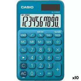 Calcolatrice Casio SL-310UC Azzurro (10 Unità) di Casio, Semplici - Rif: S8425381, Prezzo: 77,61 €, Sconto: %