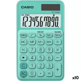 Calcolatrice Casio SL-310UC Verde (10 Unità) di Casio, Semplici - Rif: S8425382, Prezzo: 76,31 €, Sconto: %