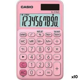 Calcolatrice Casio SL-310UC Rosa (10 Unità) di Casio, Semplici - Rif: S8425383, Prezzo: 73,69 €, Sconto: %