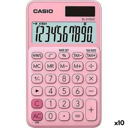 Calculadora Casio SL-310UC Rosa (10 Unidades) de Casio, Básicas - Ref: S8425383, Precio: 73,69 €, Descuento: %