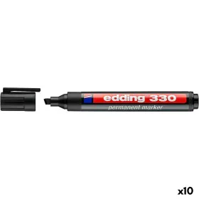 Marqueur permanent Edding 330 Noir (10 Unités) de Edding, Marqueurs indélébiles & Stylos-marqueurs - Réf : S8425389, Prix : 1...