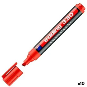 Permanent marker Edding 330 Red (10 Units) by Edding, Permanent Markers & Marker Pens - Ref: S8425390, Price: 12,22 €, Discou...