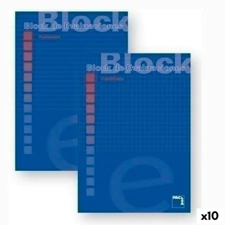 Bloc de Notes Pacsa Bleu A4 50 Volets (10 Unités) de Pacsa, Blocs mémo - Réf : S8425409, Prix : 18,60 €, Remise : %