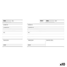 Receipt Book Apli A16 Catalan 1/3 100 Sheets (10 Units) by Apli, Money & Rent Receipts - Ref: S8425423, Price: 15,52 €, Disco...