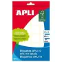 Etisuettes Apli Blanc 10 Volets 22 x 32 mm (10 Unités) de Apli, Étiquettes adhésives et autocollants - Réf : S8425441, Prix :...