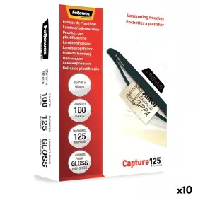 Laminating Pouches Fellowes 100 Peças Transparente (10 Unidades) de Fellowes, Capas para plastificar - Ref: S8425574, Preço: ...