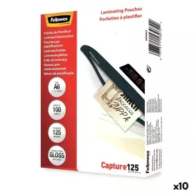 Laminating Pouches Fellowes 100 Peças Transparente A6 (10 Unidades) de Fellowes, Capas para plastificar - Ref: S8425577, Preç...