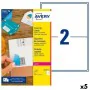 Etiquettes pour Imprimante Avery L4611 Blanc 25 Volets 199,6 x 143,5 mm (5 Unités) de Avery, Étiquettes adhésives et autocoll...