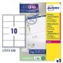 Printer Labels Avery L7173 White 100 Sheets 99,1 x 57 mm (5 Units) by Avery, Adhesive labels and stickers - Ref: S8426156, Pr...