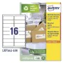 Printer Labels Avery LR7162 White 100 Sheets 99,1 x 33,9 mm (5 Units) by Avery, Adhesive labels and stickers - Ref: S8426161,...