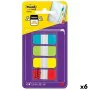 Ensemble de Notes Adhésives Post-it Index Multicouleur 40 Volets 15,8 x 38 mm (6 Unités) de Post-it, Languettes adhésives - R...