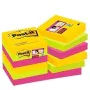 Set di Post-it Adesivi Post-it Super Sticky Multicolore 47,6 x 47,6 mm (3 Unità) di Post-it, Blocchetti memo adesivi - Rif: S...