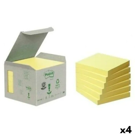 Set di Post-it Adesivi Post-it Giallo 6 Pezzi 76 x 76 mm (4 Unità) di Post-it, Blocchetti memo adesivi - Rif: S8426202, Prezz...