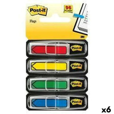 Set di Post-it Adesivi Post-it Index Multicolore 12 x 43,1 mm (6 Unità) di Post-it, Segnapagina adesivi - Rif: S8426224, Prez...