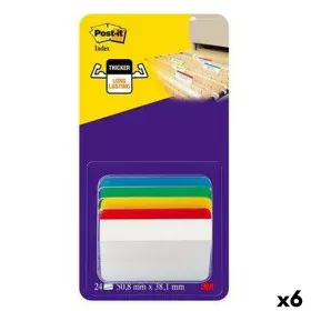 Set of Sticky Notes Post-it Index Multicolour 51 x 38 mm (6 Units) by Post-it, Tape Flags - Ref: S8426226, Price: 32,22 €, Di...