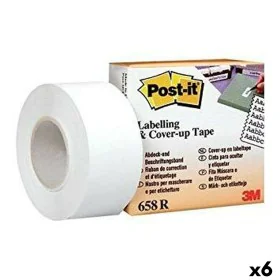 Adhesive Tape Post-it 658R White 25,4 mm x 17,7 m (6 Units) by Post-it, Adhesive tape - Ref: S8426228, Price: 38,04 €, Discou...