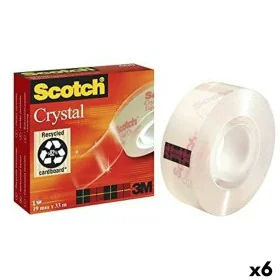 Cinta Adhesiva Scotch Crystal 19 mm x 33 m Transparente (6 Unidades) de Scotch, Cintas adhesivas - Ref: S8426234, Precio: 17,...