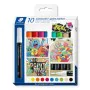 Set di Pennarelli Staedtler Lumocolor 349 10 Pezzi Multicolore di Staedtler, Pennarelli indelebili e marcatori - Rif: S842638...