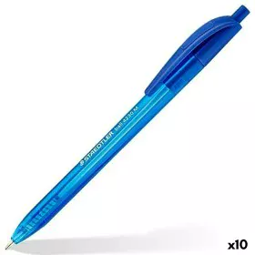 Pen Staedtler BALL 4230 Blue 1 mm (10 Units) by Staedtler, Retractable Ballpoint Pens - Ref: S8426431, Price: 32,39 €, Discou...