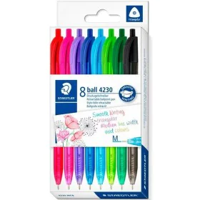 Kugelschreiber-Set Staedtler 4230 M Bunt 1 mm 8 Stücke von Staedtler, Druckkugelschreiber - Ref: S8426433, Preis: 4,53 €, Rab...