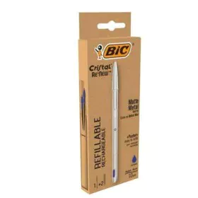 Flüssigtintenstift Bic Cristal Renew Silberfarben 0,32 mm von Bic, Tintenroller - Ref: S8426455, Preis: 7,93 €, Rabatt: %