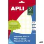 Adhesive labels Apli White 10 Sheets Ø 1,3 cm (10 Units) by Apli, Adhesive labels and stickers - Ref: S8426470, Price: 13,00 ...