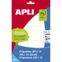 Étiquettes adhésives Apli Blanc 10 Volets 8 x 12 mm (10 Unités) de Apli, Étiquettes adhésives et autocollants - Réf : S842647...