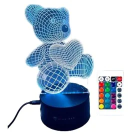 Lampada da scrivania Roymart Multicolore Orso di Roymart, Lampade da lavoro - Rif: S8426640, Prezzo: 11,43 €, Sconto: %