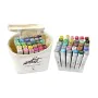 Conjunto de Canetas de Feltro Alex Bog Canvas Luxe Professional 30 Peças Estojo Multicolor de Alex Bog, Marcadores de ponta f...